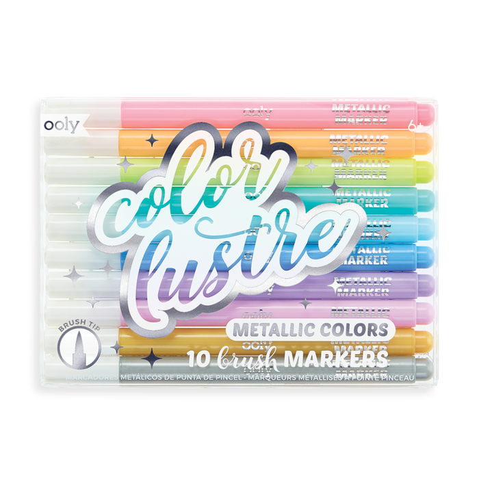Color Lustre Metallic Markers set de 10