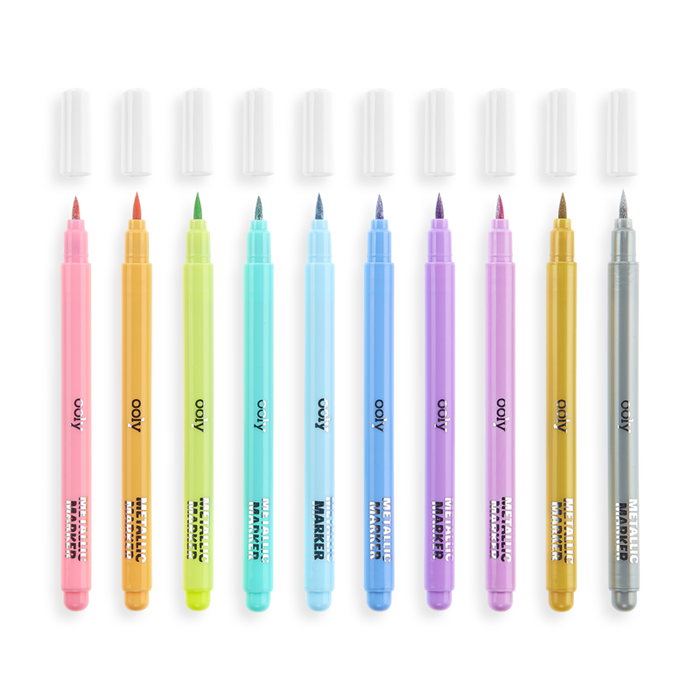 Color Lustre Metallic Markers set de 10