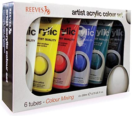 Set de pintura acrílica (6 colores)
