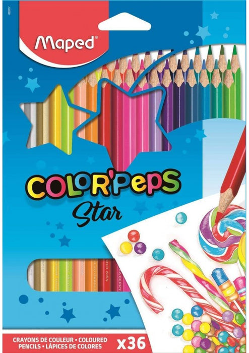 Paquete de lápices multi-color COLORPEP Star (36x)