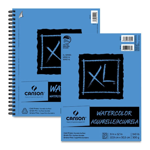 Cuaderno XL para pintura acuarela 9"x12"